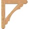 Ekena Millwork Olympic Craftsman Smooth Bracket w/ Offset Brace, Western Red Cedar, 7 1/2"W x 40"D x 44"H BKT0806X40X44OLY04SWR - alternate 2